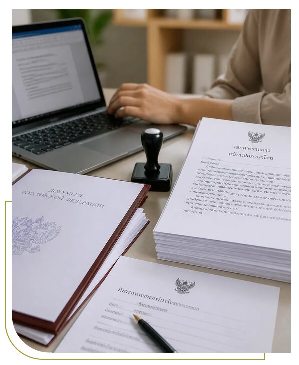 Перевод документов на тайский в Пхукете для клиентов из Жигулёвска